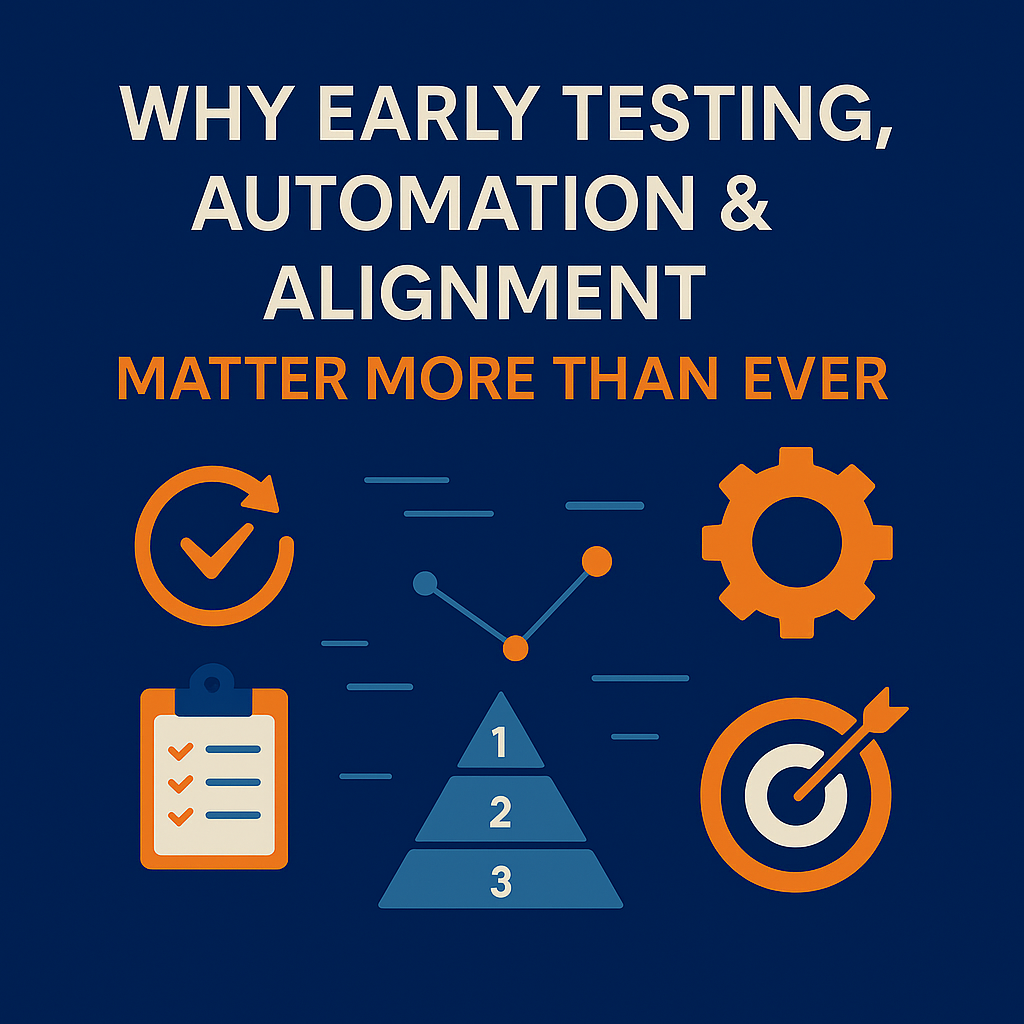 Why Early Testing, Automation & Alignment Matter More Than Ever